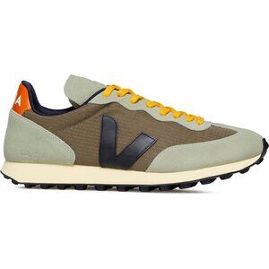 Veja Rio Branco Ripstop Kaki Black Trainers Sneakers